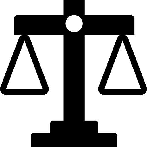 escala de justicia  icono