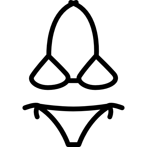 zweiteiliger bikini  icon