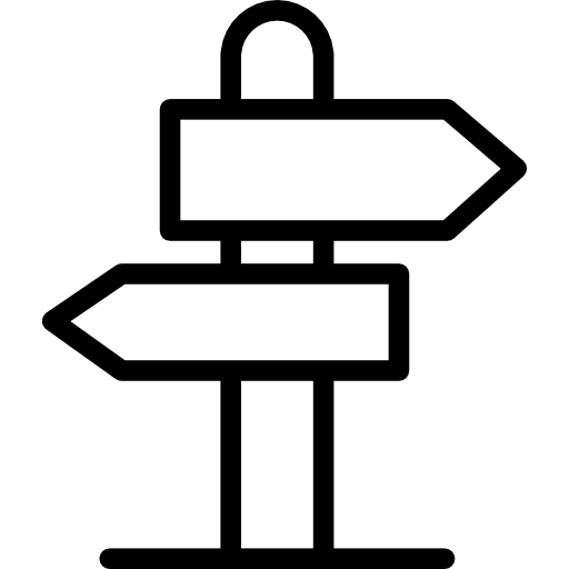 Direction Sign Post  icon