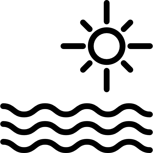 zee en zon  icoon