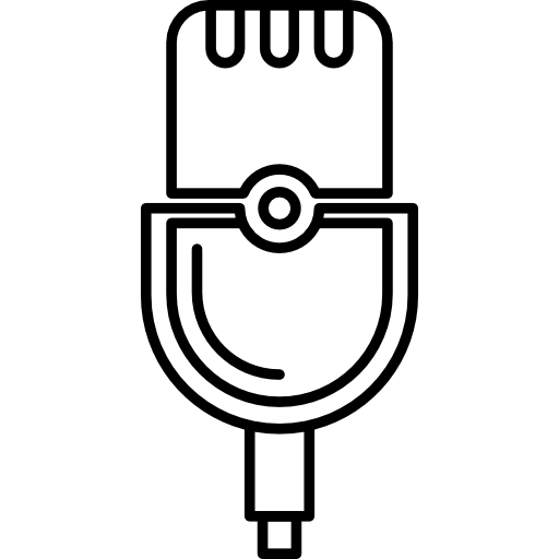 big vintage mic  icon