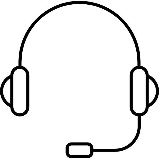 auriculares con micrófono  icono