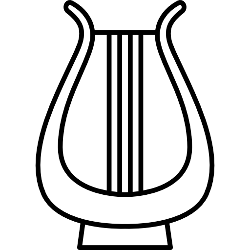 harfa z trzema strunami  ikona