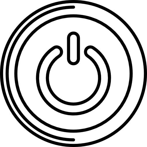 Round Power Button  icon
