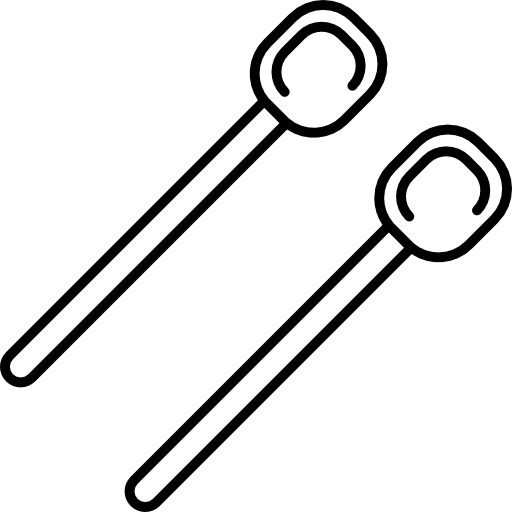 zwei drumsticks  icon