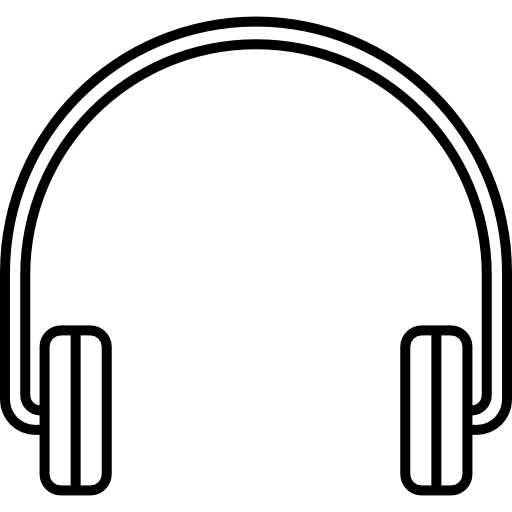 muziek koptelefoon  icoon