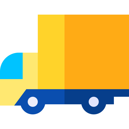 ciężarówka dostawcza Basic Straight Flat ikona