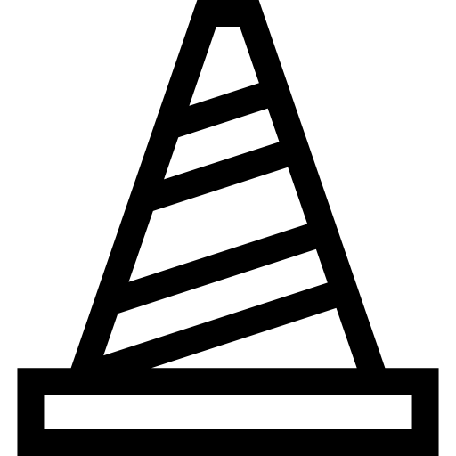 원뿔 Basic Straight Lineal icon