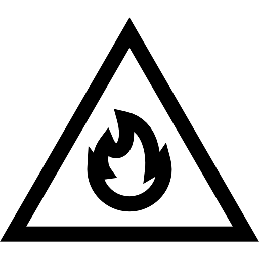 火 Basic Straight Lineal icon