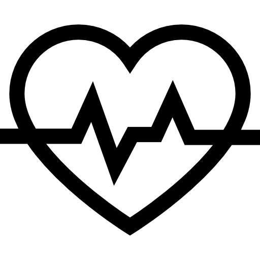心電図 Basic Straight Lineal icon