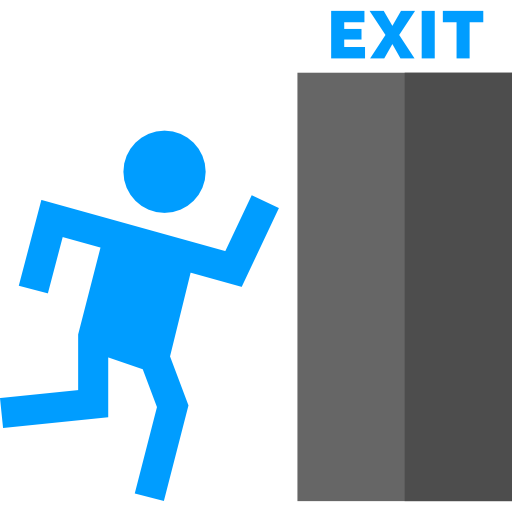 salida Basic Straight Flat icono
