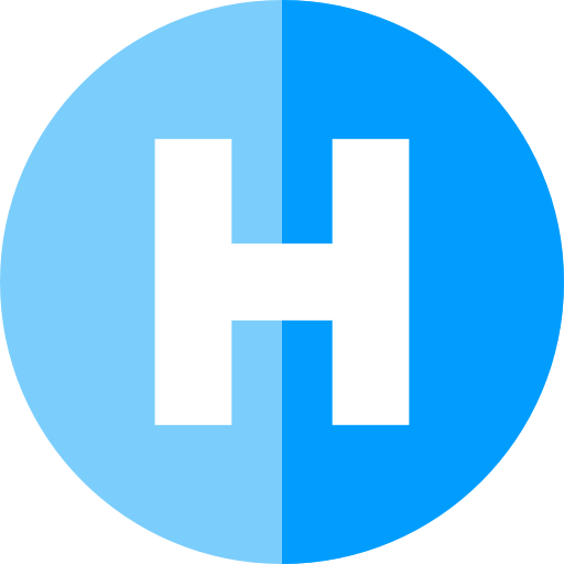 krankenhaus Basic Straight Flat icon