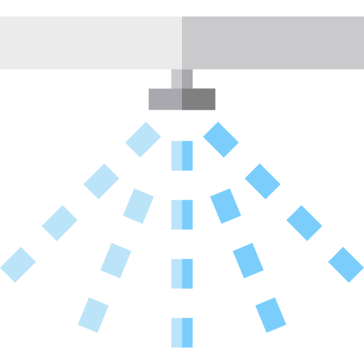 sproeier Basic Straight Flat icoon