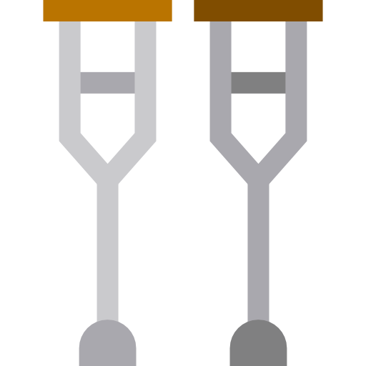 muletas Basic Straight Flat icono