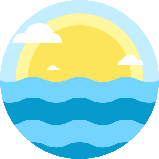海 Detailed Flat Circular Flat icon