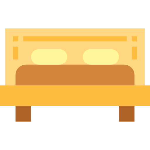 Bed Smalllikeart Flat icon