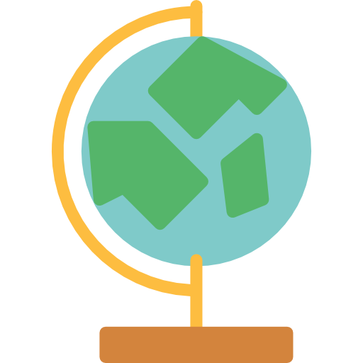 Earth globe Smalllikeart Flat icon