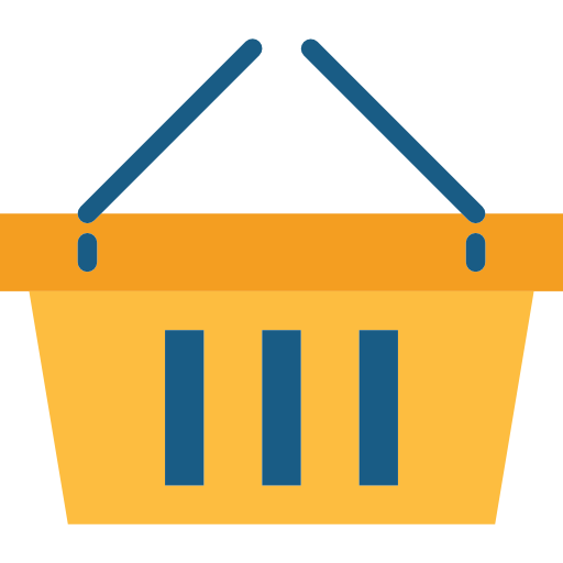 cesta de la compra Smalllikeart Flat icono