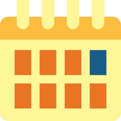 kalender Smalllikeart Flat icoon