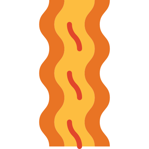 Bacon Smalllikeart Flat icon