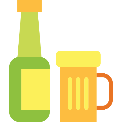bier Smalllikeart Flat icoon