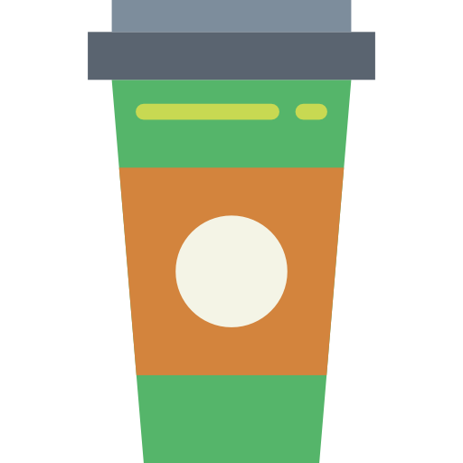 taza de café Smalllikeart Flat icono