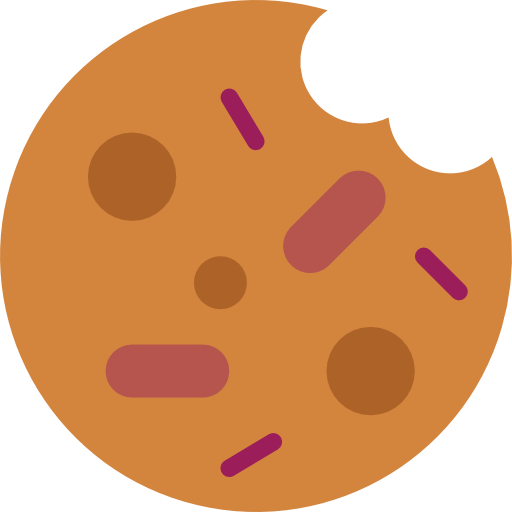 Cookie Smalllikeart Flat icon
