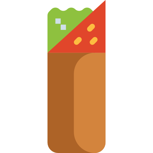 kebab Smalllikeart Flat icoon