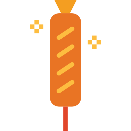 corndog Smalllikeart Flat icona