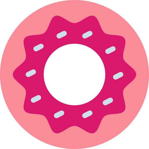 donut Smalllikeart Flat icoon