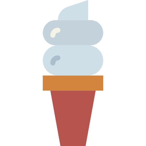 crème glacée Smalllikeart Flat Icône