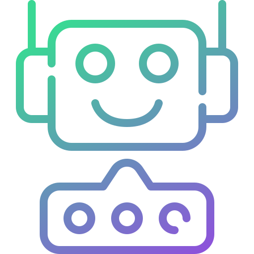 chatbot Generic Gradient icon