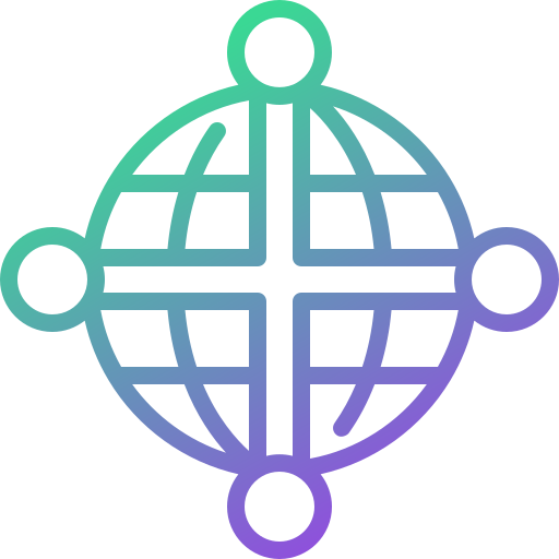 Global network Generic Gradient icon