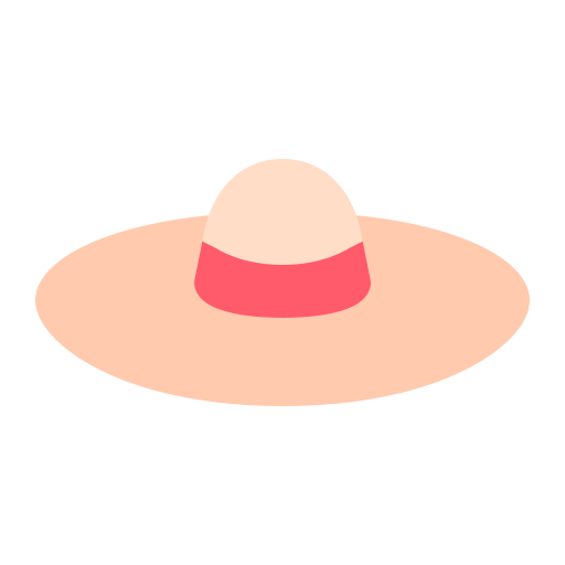 chapéu de pamela Generic Flat Ícone