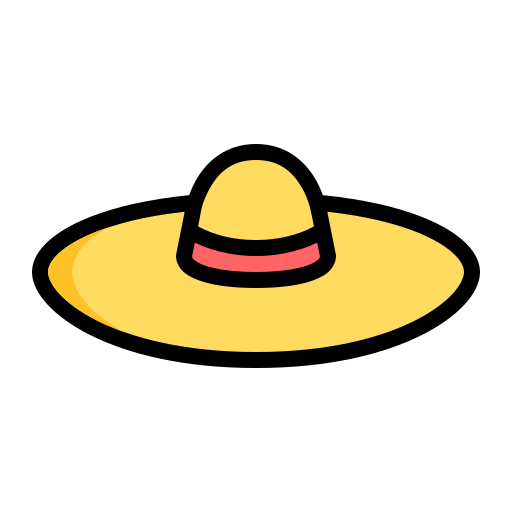 pamela hoed Generic Outline Color icoon