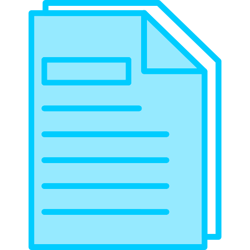 Pages Generic Blue icon