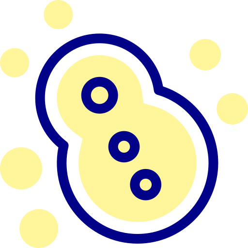 細胞分裂 Detailed Mixed Lineal color icon