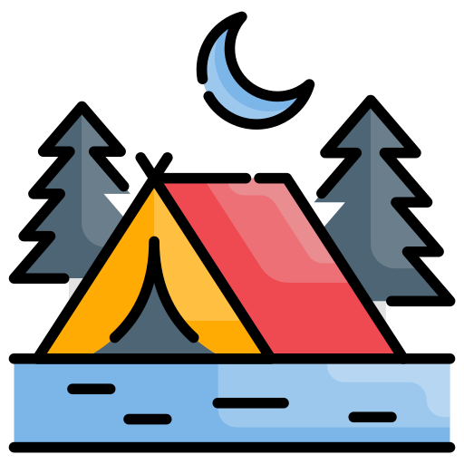 campingplatz Generic Outline Color icon