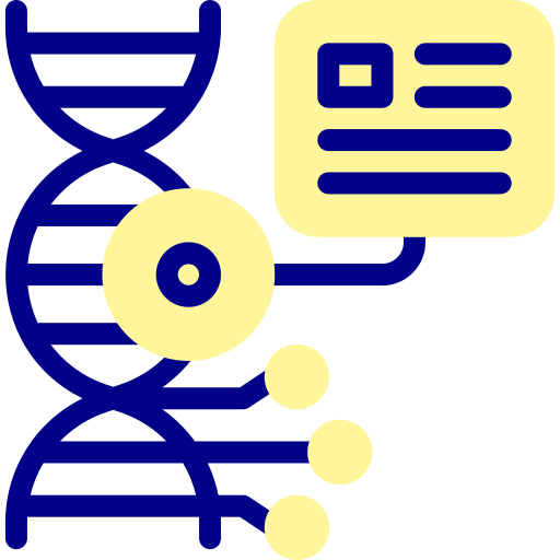 dna Detailed Mixed Lineal color icon