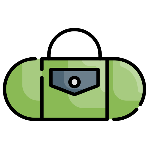 Dry bag Generic Outline Color icon