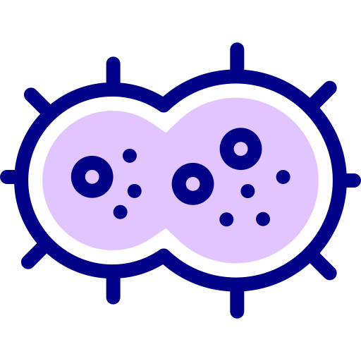 微生物 Detailed Mixed Lineal color icon