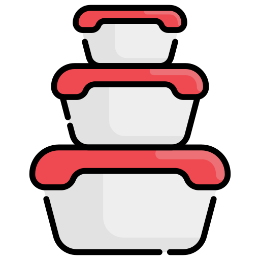 Food container Generic Outline Color icon
