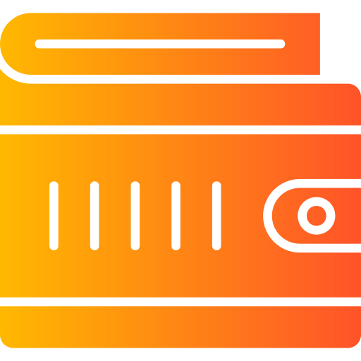portemonnee Generic Flat Gradient icoon