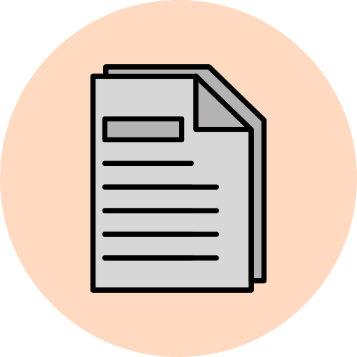 Pages Generic Outline Color icon
