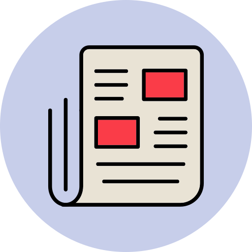 zeitung Generic Outline Color icon