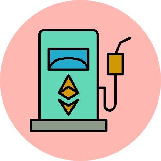 benzinestation Generic Outline Color icoon