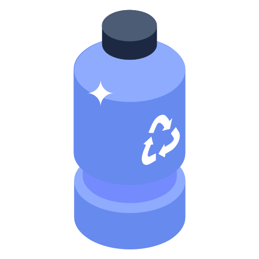 botella de reciclaje Generic Isometric icono