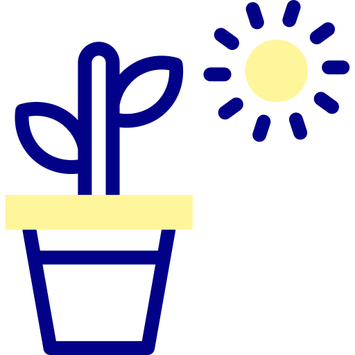 太陽光発電 Detailed Mixed Lineal color icon