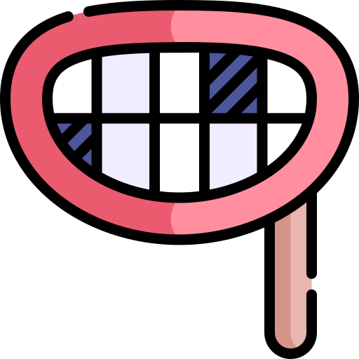 bocca Kawaii Lineal color icona