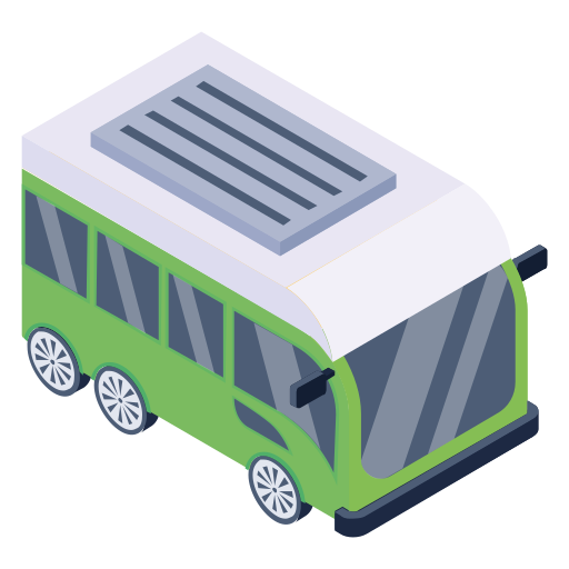 Bus Generic Isometric icon